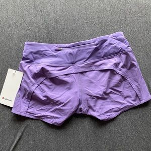 Lululemon Run Times Short II 4” Light purple